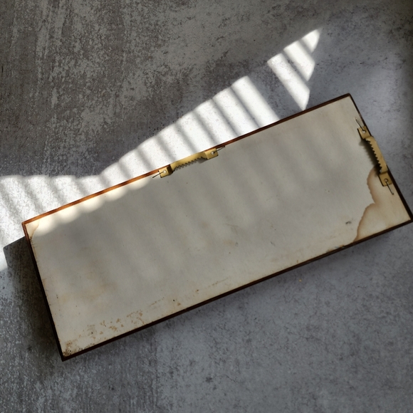 Vtg Wood mirror - Picture 10 of 13